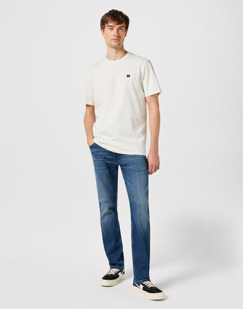 Bisiklet Yaka T-shirt Vintage White