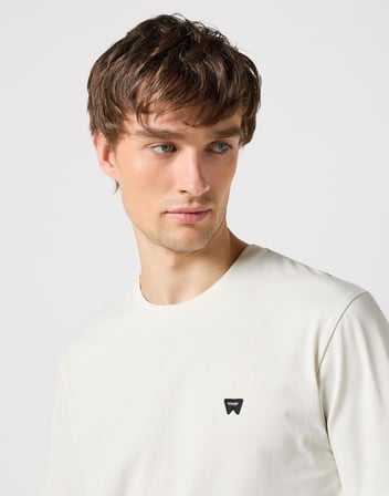Bisiklet Yaka T-shirt Vintage White