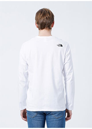 M L/S HALF DOME TEE - EU White