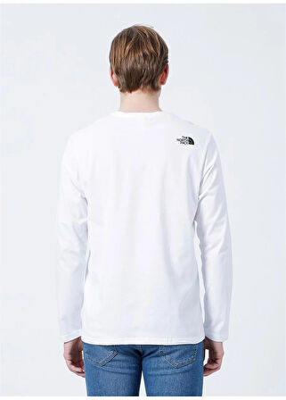 M L/S HALF DOME TEE - EU White