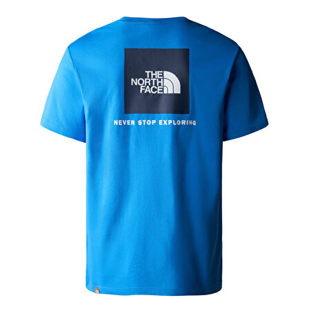M S/S REDBOX TEE  - EU BLUE