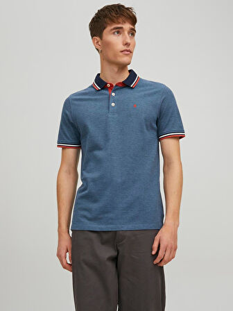 JJEPAULOS POLO SS NOOS BLUE