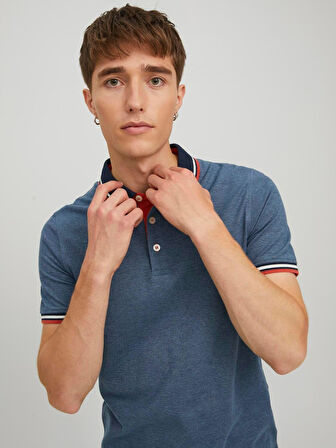 JJEPAULOS POLO SS NOOS BLUE