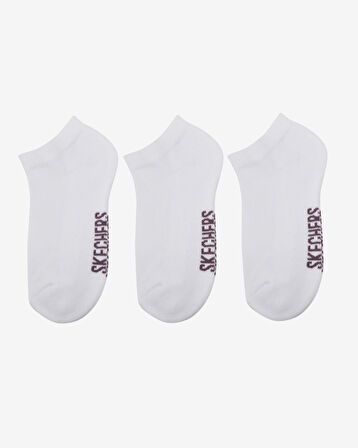 Skechers Socks U 3 Pack Padded Low Cut Sock Beyaz