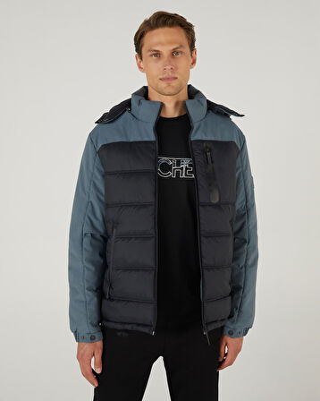 Skechers M Outerwear Padded Jacket Siyah