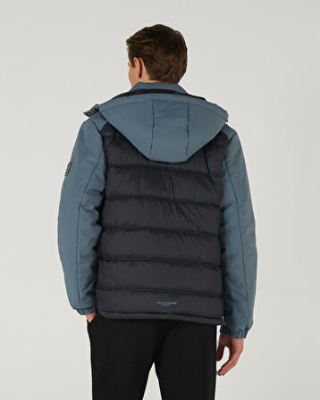 Skechers M Outerwear Padded Jacket Siyah