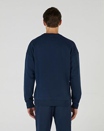 Skechers M Essential Crew Neck Sweatshirt Lacivert