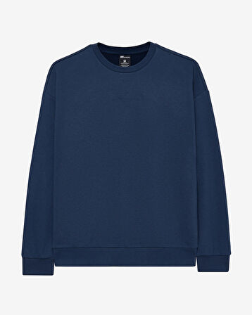 Skechers M Essential Crew Neck Sweatshirt Lacivert