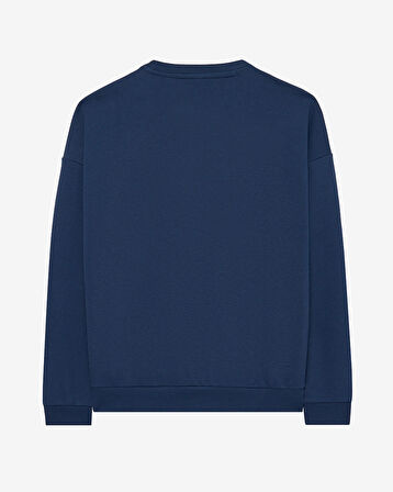 Skechers M Essential Crew Neck Sweatshirt Lacivert