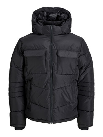 JJBUILD PUFFER JACKET Black