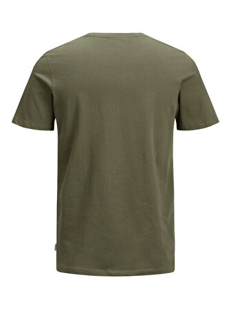 JJEORGANIC BASIC TEE SS O-NECK NOOS Olive