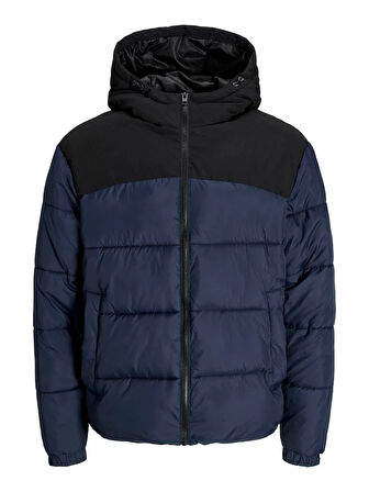 JJMOON HOOD PUFFER Navy