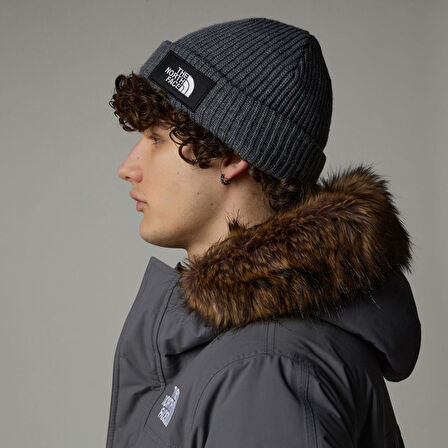 SALTY LINED BEANIE GREY