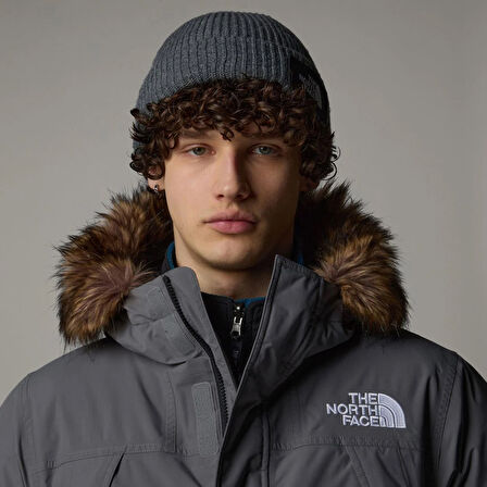 SALTY LINED BEANIE GREY