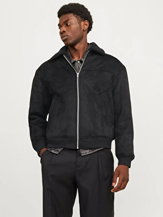 JPRCCTED BOMBER JACKET Black