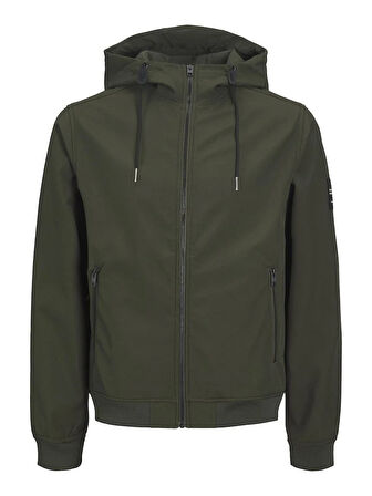 JJEBASIC SOFTSHELL HOOD NOOS Rosin