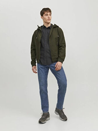 JJEBASIC SOFTSHELL HOOD NOOS Rosin