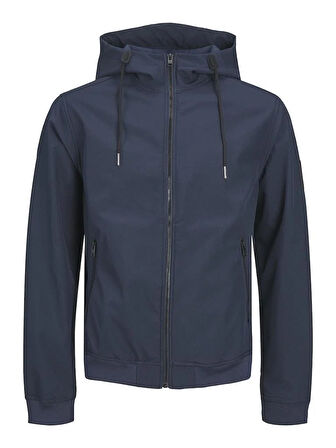JJEBASIC SOFTSHELL HOOD NOOS Navy