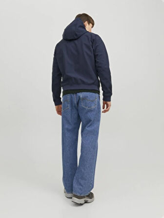 JJEBASIC SOFTSHELL HOOD NOOS Navy
