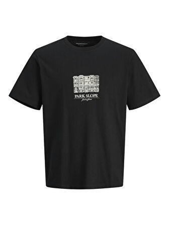 JORBOSTON GRAPHIC TEE SS CREW NECK Black