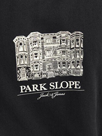 JORBOSTON GRAPHIC TEE SS CREW NECK Black