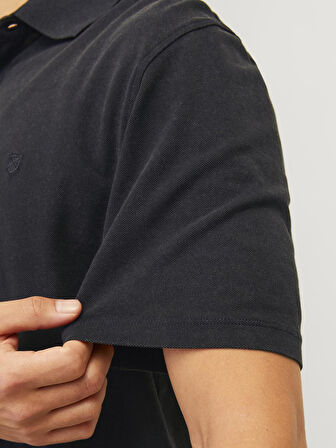 JPRBLUWILLIAM WASH SS POLO SN Black