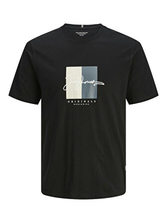 JORFREDERIKSBERG BOX SCRIPT TEE SS CN LN Black