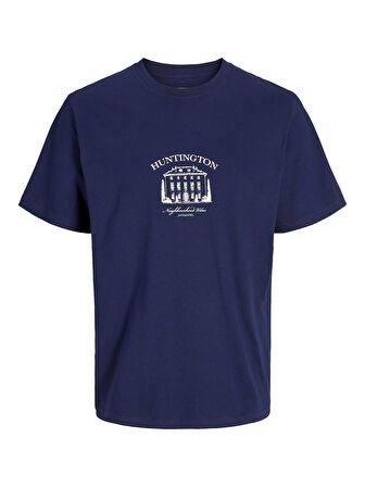 JORBOSTON GRAPHIC TEE SS CREW NECK Ocean