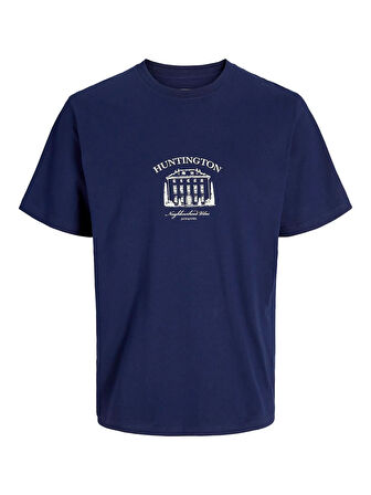 JORBOSTON GRAPHIC TEE SS CREW NECK Ocean