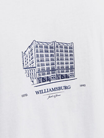 JORBOSTON GRAPHIC TEE SS CREW NECK White
