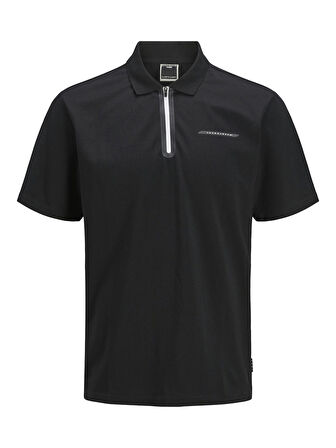 JCOFUSION PIQUE POLO SS SN Black
