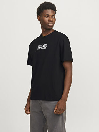JJECORP GRAPHIC TEE  SS O-NECK NOOS Black