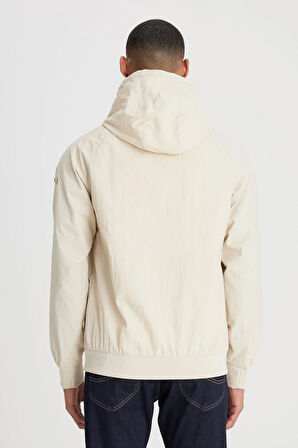 Tam Fermuarlı Ceket Stone