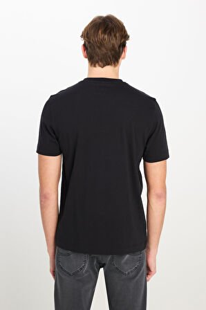Regular Fit Grafik Baskılı T-shirt Black
