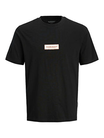 JORSPLIT FAKESTITCH BRANDING TEE SS C LN Black