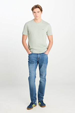Regular Fit Patch Logo T-shirt Mint Green