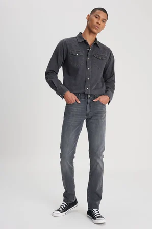 Extreme Motion Slim Tapered Jean Pantolon Copper Falls