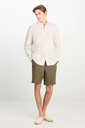 Regular Fit Gömlek Beige