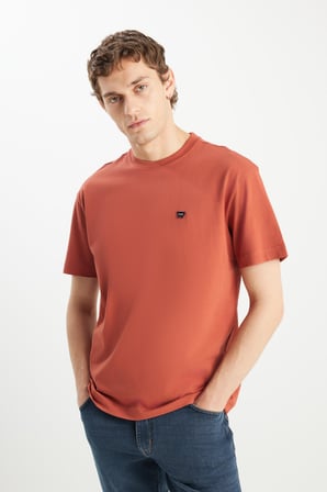 Relaxed Fit Small Logo T-shirt Brick