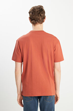 Relaxed Fit Small Logo T-shirt Brick