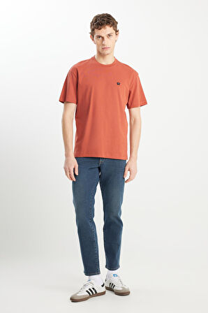 Relaxed Fit Small Logo T-shirt Brick