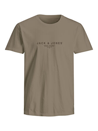 JPRBLAHARRIS SS TEE CREW NECK FST Greige