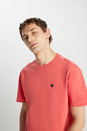 Bisiklet Yaka T-shirt Burnt Sienna