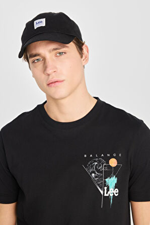 Regular Fit Grafik Baskılı T-shirt Black