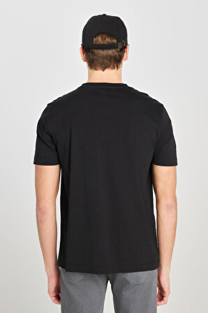Regular Fit Grafik Baskılı T-shirt Black