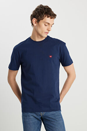 Relaxed Fit Small Logo T-shirt Navy