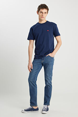 Relaxed Fit Small Logo T-shirt Navy
