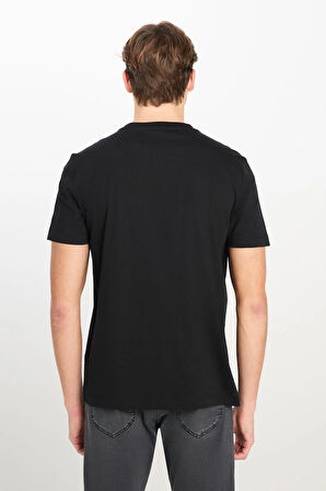 Regular Fit Grafik Baskılı T-shirt Black