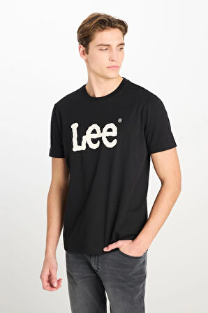 Regular Fit Grafik Baskılı T-shirt Black