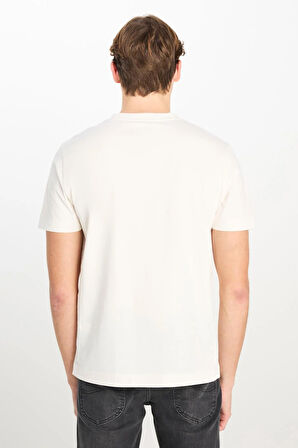 Regular Fit Grafik Baskılı T-shirt OffWhite